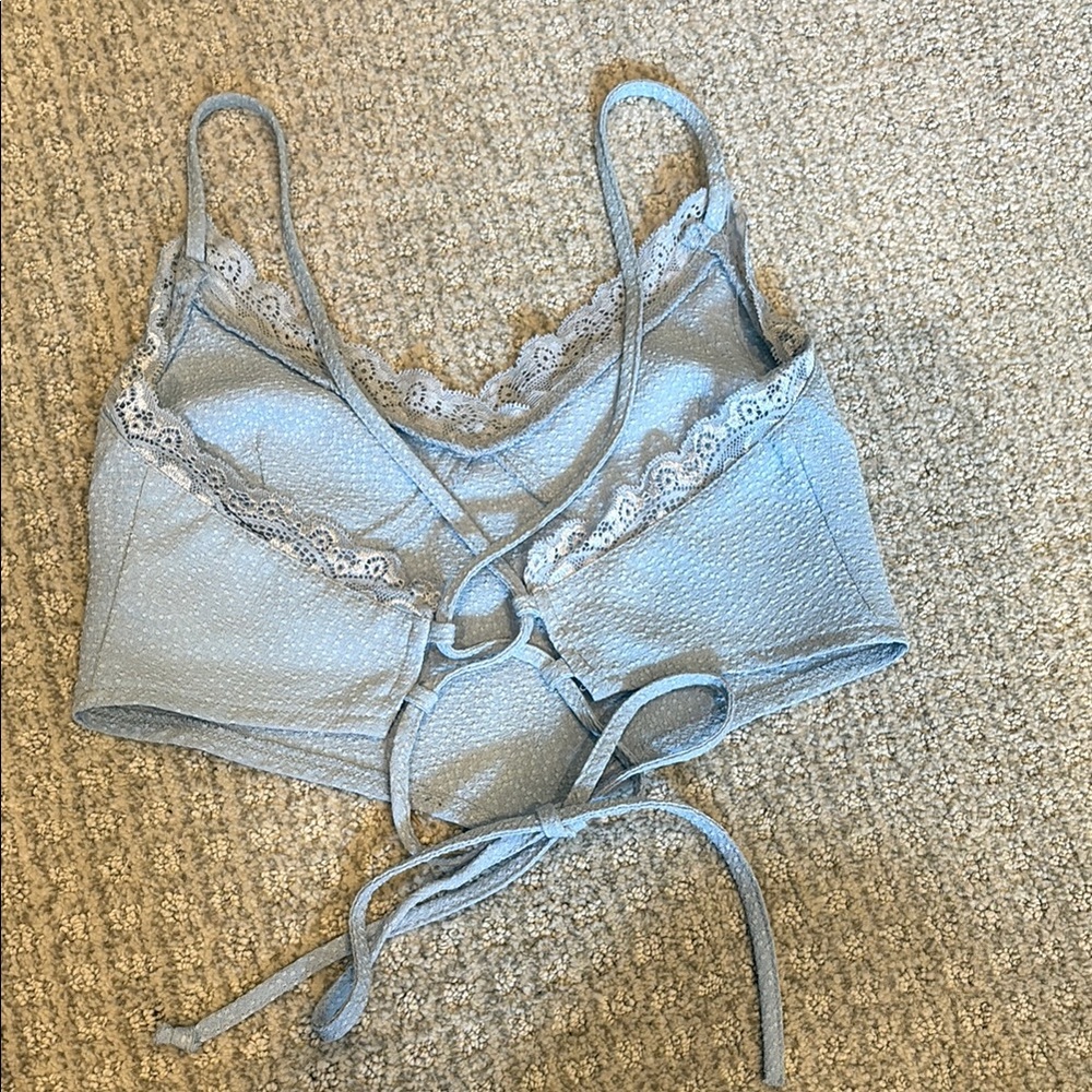 New Kendall & Kylie Blue Lace Bra with Adjustable Straps